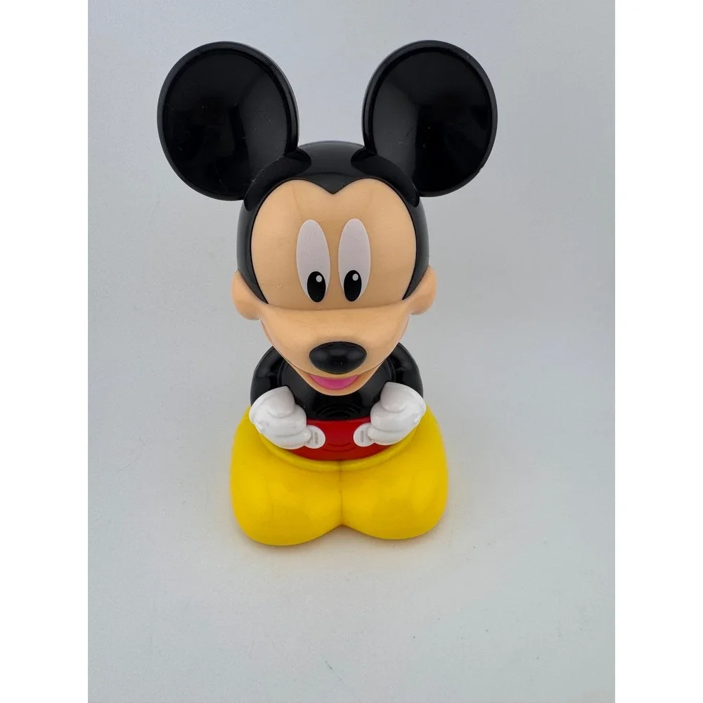 Mickey Mouse Plastic Light Up Flashlight‎ Toy Vintage Disney UNTESTED